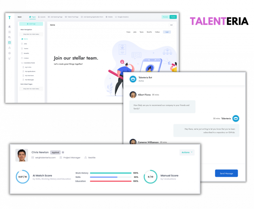 AI Recruitment software Talenteria