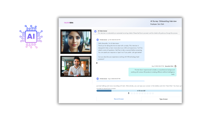 AI Employee Survey process