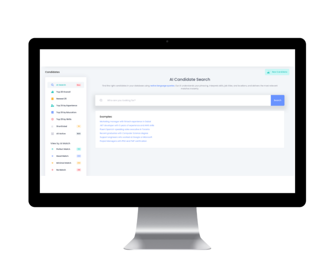 AI Candidate Search Talenteria